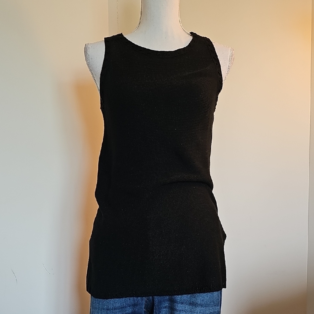 White House Black Market Classic Black Tank Top